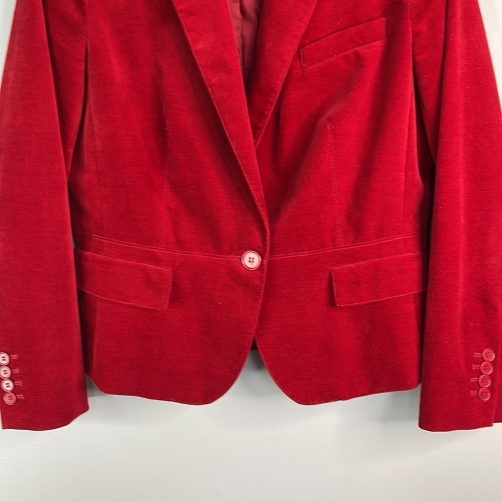 Talbots Red Blazer - Picture 3 of 9